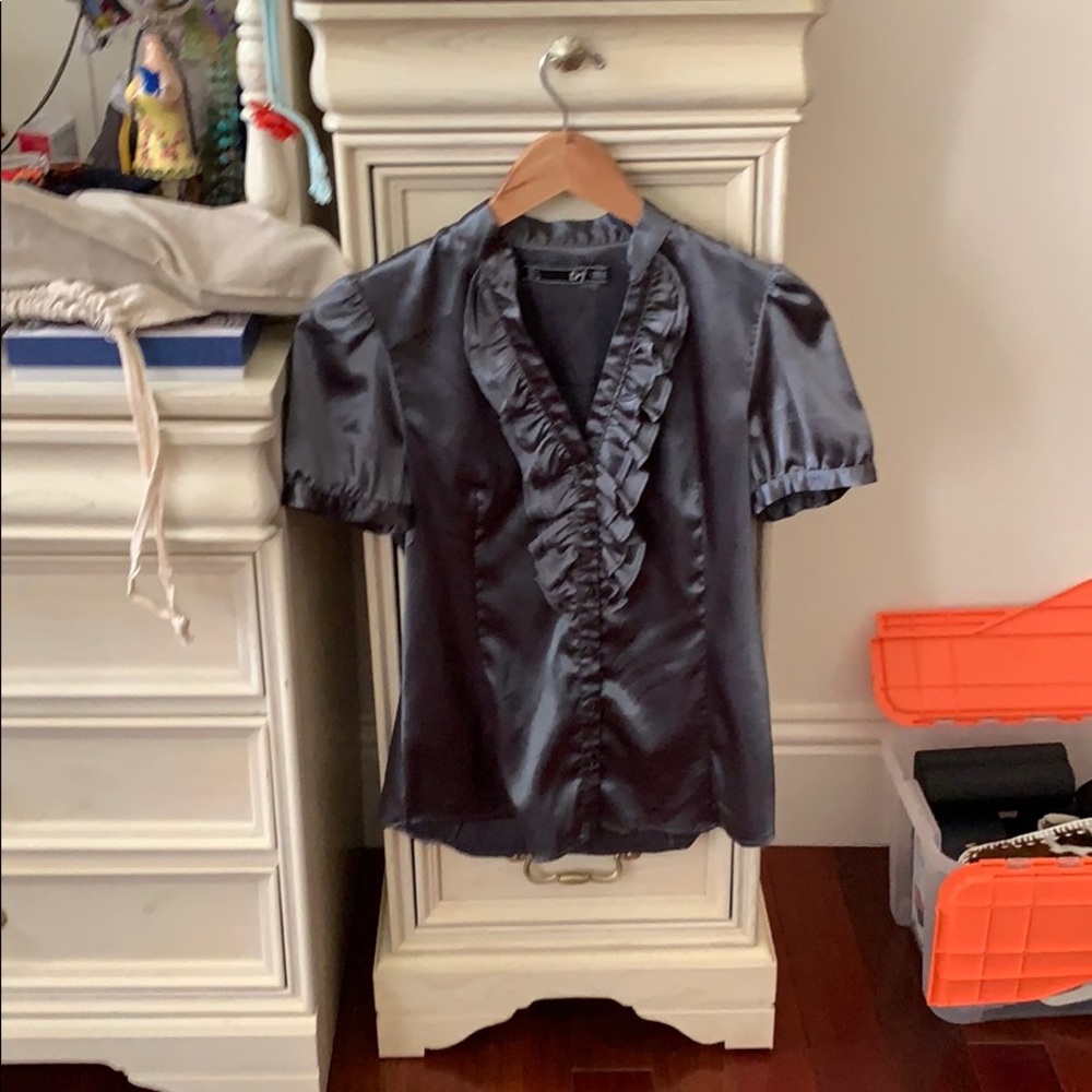 Gray blouse by TRF